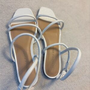 Veronica Beard Maci Women's White Strappy Sandals